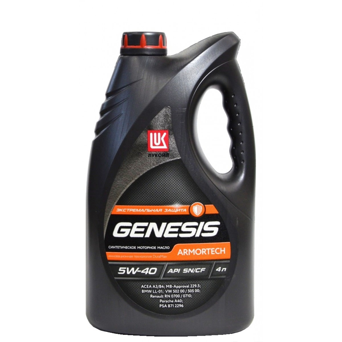 049a556d-abbc-11ea-a25b-04d9f508137a Масло моторное Лукойл Genesis Armortech SAE 5W-40 SN CF синт. (