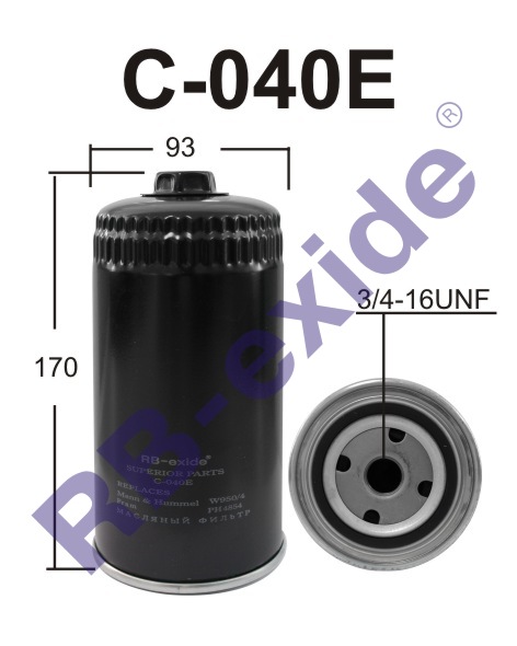 1a7c53cc-bac8-11e6-aa0d-0cc47a3200a7 PH 4854 Фильтр масляный RB-Exide С-040E VAG,VOLVO