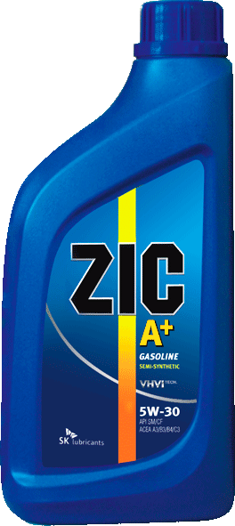 1f1824fe-3d8e-11e4-bc9f-001e673659ad Масло моторное Zic A+ Gasoline SAE 5w-30 SM GF-5 п с. (1л) (12ш