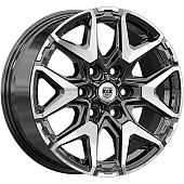 K&K 7,5x18/6x114,3 ET46 D67,1 Гангут (КС1176) Алмаз черный