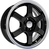 6x15/4x100 ET38 D67,1 Киото (КЛ249) Антрацит-алмаз (АРС 014 black)