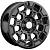 LS 8x18/6x139,7 ET36 D100,1 1364 BK (конус, Колпак+лого)