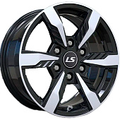 LS 7,5x17/6x139,7 ET35 D67,1 1301 BKF (конус, Колпак+лого)