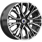 K&K 8,5x19/6x139,7 ET25 D106,1 Кортес (КС1102) Алмаз черный