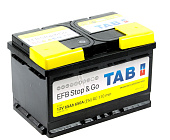 АКБ TAB 6ст-65 обр. низкий EFB STOP&GO
