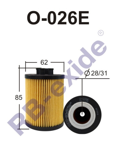 1a7c53bc-bac8-11e6-aa0d-0cc47a3200a7 CH 5958ECO Фильтр масляный RB-Exide O-026E GM