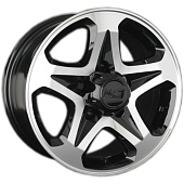 LS 7x16/5x139,7 ET5 D108,5 774 BKF (конус, Колпак+лого)