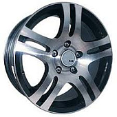 Диск колеса КиК "Канкан" алм.чёрн,4*108*14