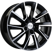 6x15/5x100 ET38 D57,1 KHW1507 (Rapid/Fabia) Black-FP