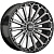 LS FlowForming 9x20/6x139,7 ET25 D100,1 RC80 BKF (конус, Колпак+лого)