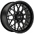 LS Forged 9x17/6x139,7 ET20 D106,1 LS FG52 MB (конус, Колпак+лого)
