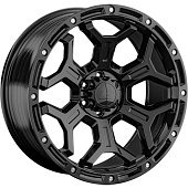 LS FlowForming 9x18/6x139,7 ET25 D106,1 RC68 BK (конус, Колпак+лого)